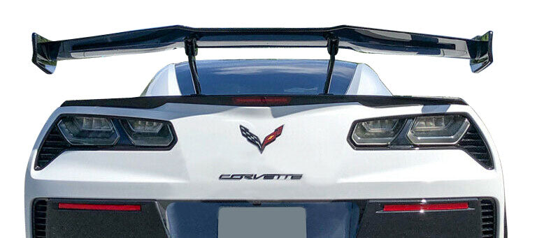 2014-2019 Corvette ZR1 STYLE REAR WING - CARBON FLASH - FOR STINGRAY - CA-73007-Corvette-Store-Online