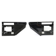1986-1989 Corvette Hydro Carbon Fiber Door Open Latch Bezel with Power Locks Set - Matte Finish - CA-73062CM-Corvette-Store-Online