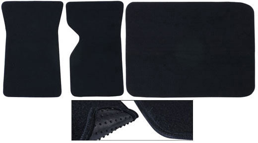 1968-1982 Corvette Economy Floor & Cargo Mat Set - Black - CA-73203-Corvette-Store-Online