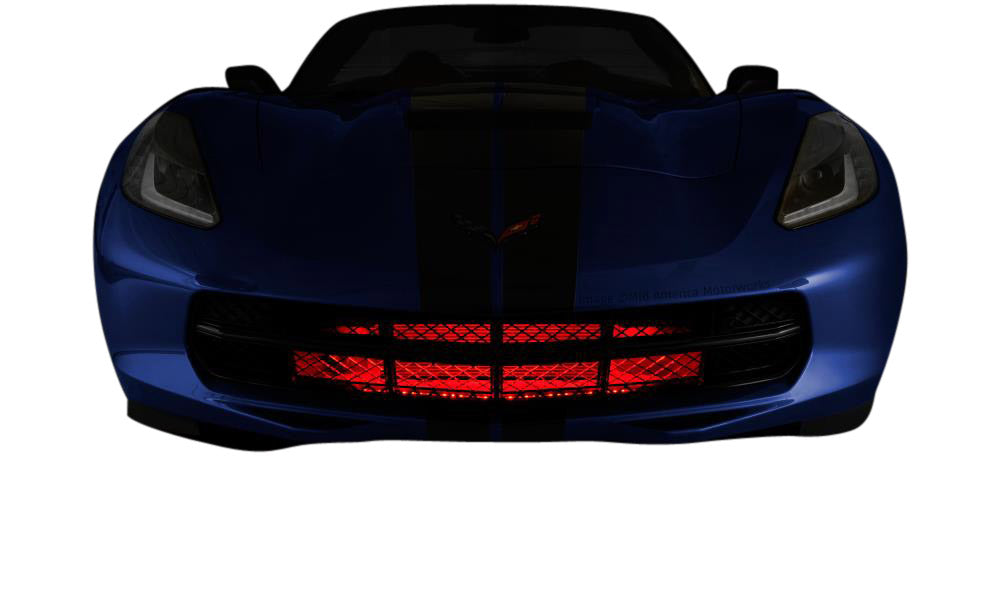 2014-2019 Corvette WIRELESS RGB CENTER GRILLE LED LIGHTING KIT - CA-73248-Corvette-Store-Online