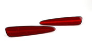 2005-2013 Corvette REAR SIDE MARKER BLACKOUT LENS WITH RED LED BULBS - CA-73253-Corvette-Store-Online