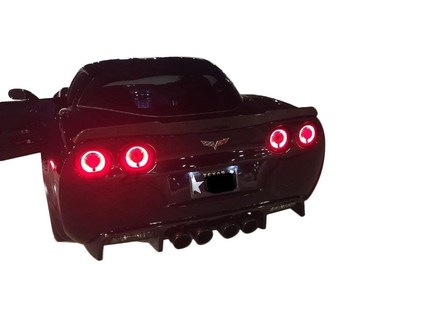 2005-2013 Corvette HALO LED TAIL LIGHTS - CA-73298-Corvette-Store-Online