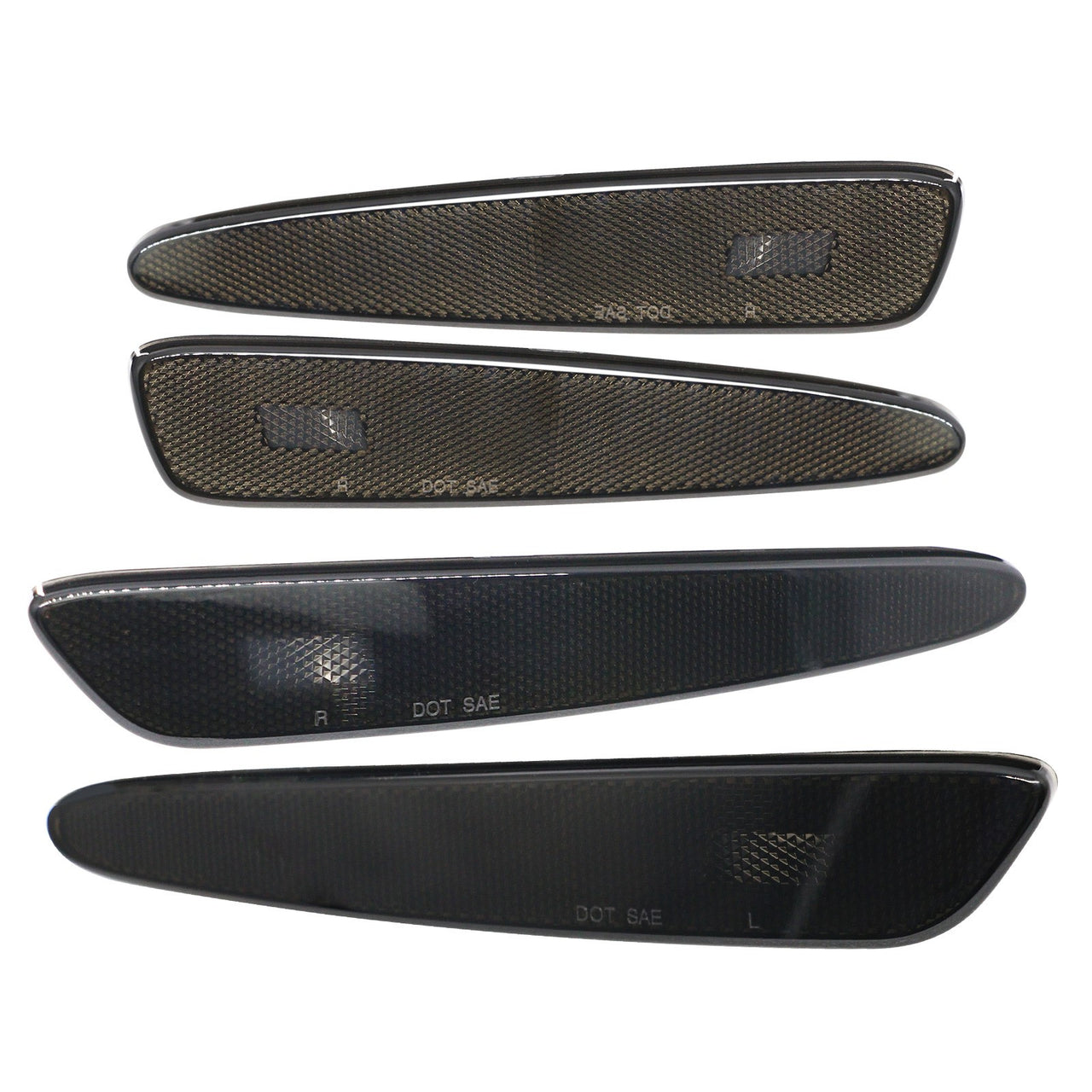 2005-2013 Corvette SMOKED SIDE MARKER LENSES - FRONT & REAR - CA-73506-Corvette-Store-Online