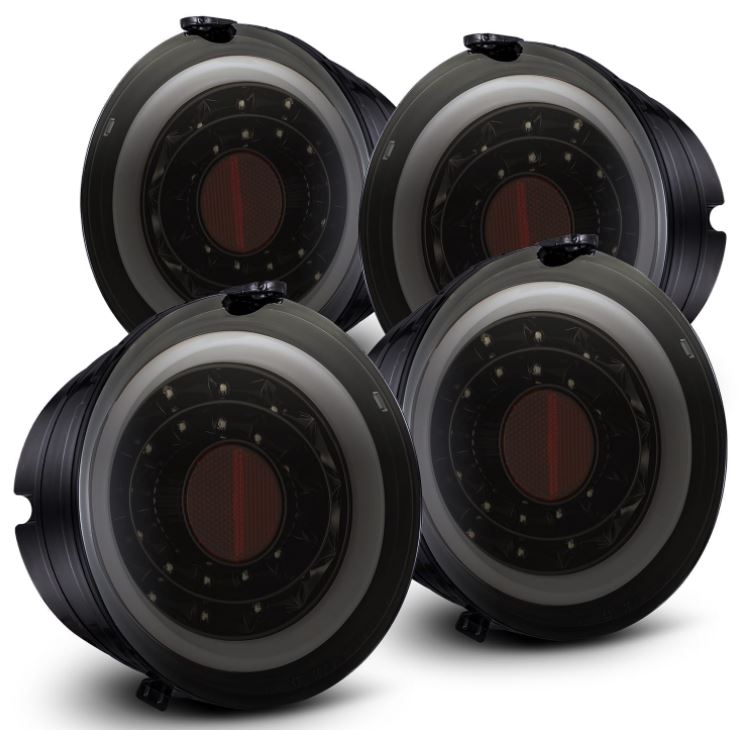 2005-2013 Corvette ARX PRO-SERIES LED TAILLIGHTS - JET BLACK - CA-73522-Corvette-Store-Online