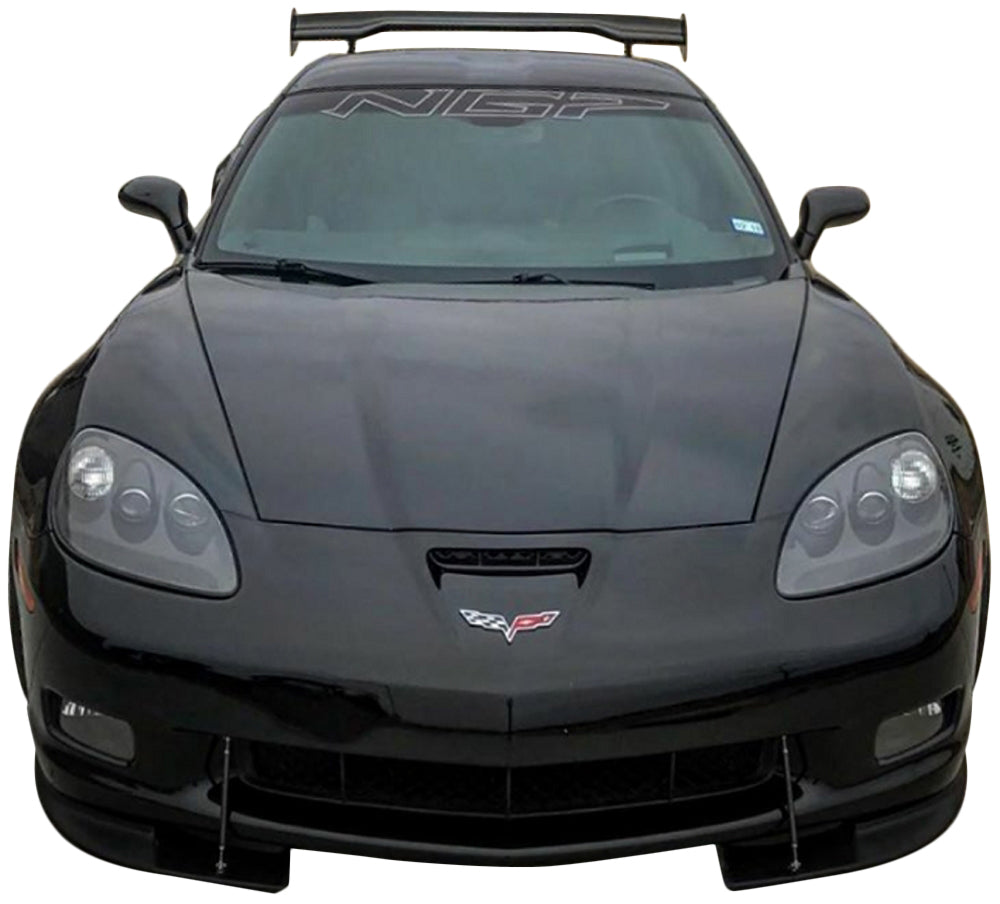 2005-2013 Corvette UNPAINTED ZR1 STYLE FRONT SPLITTER - AGGRESSIVE SPLIT VERSION - Z06/ZR1/GS MODEL - CA-73555-Corvette-Store-Online