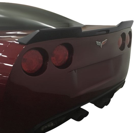 2005-2013 Corvette Unpainted Extended Spoiler - No-Drill Design Base - CA-73610-Corvette-Store-Online