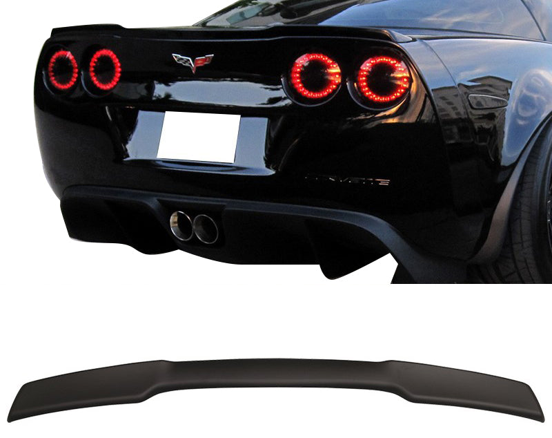 2005-2013 Corvette Unpainted ZR1 Style Spoiler - No Drill Design Base - CA-73614-Corvette-Store-Online