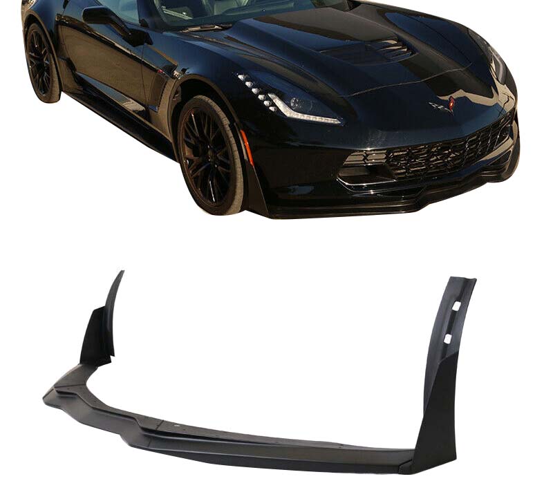 2014-2019 Corvette STAGE 3 FRONT BUMPER SPLITTER KIT - 5 PIECE SET - CA-73730-Corvette-Store-Online
