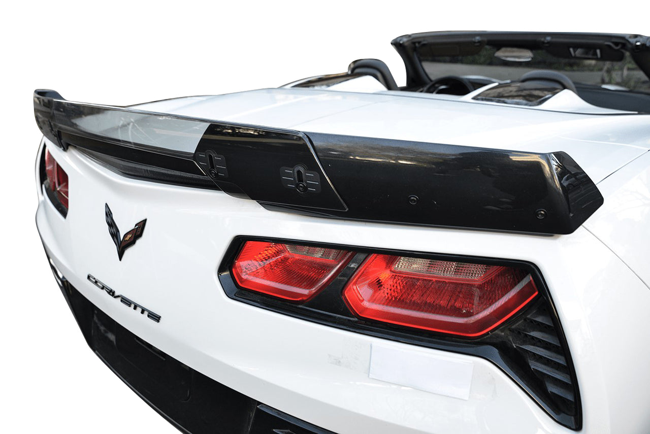 2015-2019 Corvette STAGE 3 DOWNFORCE KIT - DARK SMOKED W/POLISHED BOLTS CARBON FLASH - CA-73743-Corvette-Store-Online
