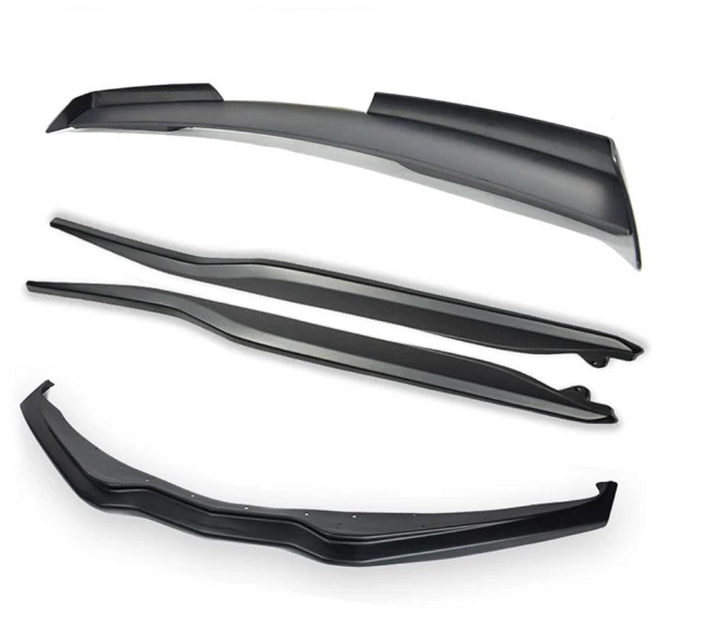 2014-2019 Corvette STAGE 2 UNPAINTED AERO BODY KIT - DARK SMOKED W/POLISHED BOLTS - CA-73787-Corvette-Store-Online