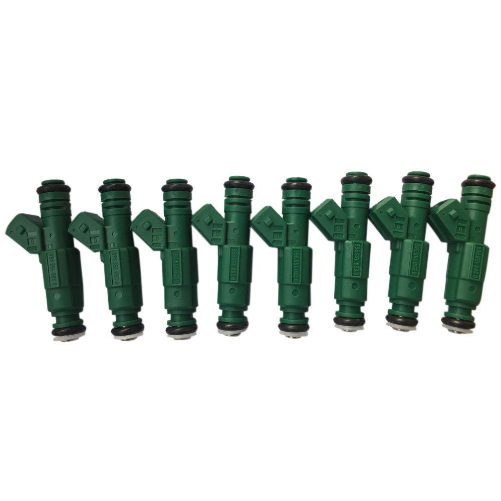 1985-2004 Corvette Green Giant Fuel Injectors - 42lb/hour - Set of 8 ...