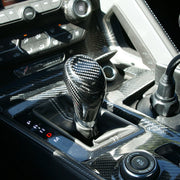 2014-2019 Corvette Carbon Fiber Shift Knobs - Black Semi- Gloss 8-Speed Automatic - CA-74106-Corvette-Store-Online