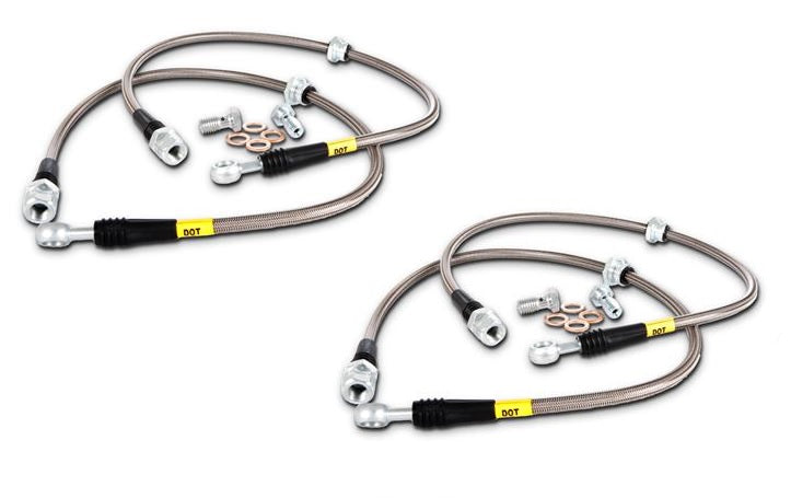 1997-2004 Corvette Stainless Steel Brake Hose Kit - CA-74298-Corvette-Store-Online