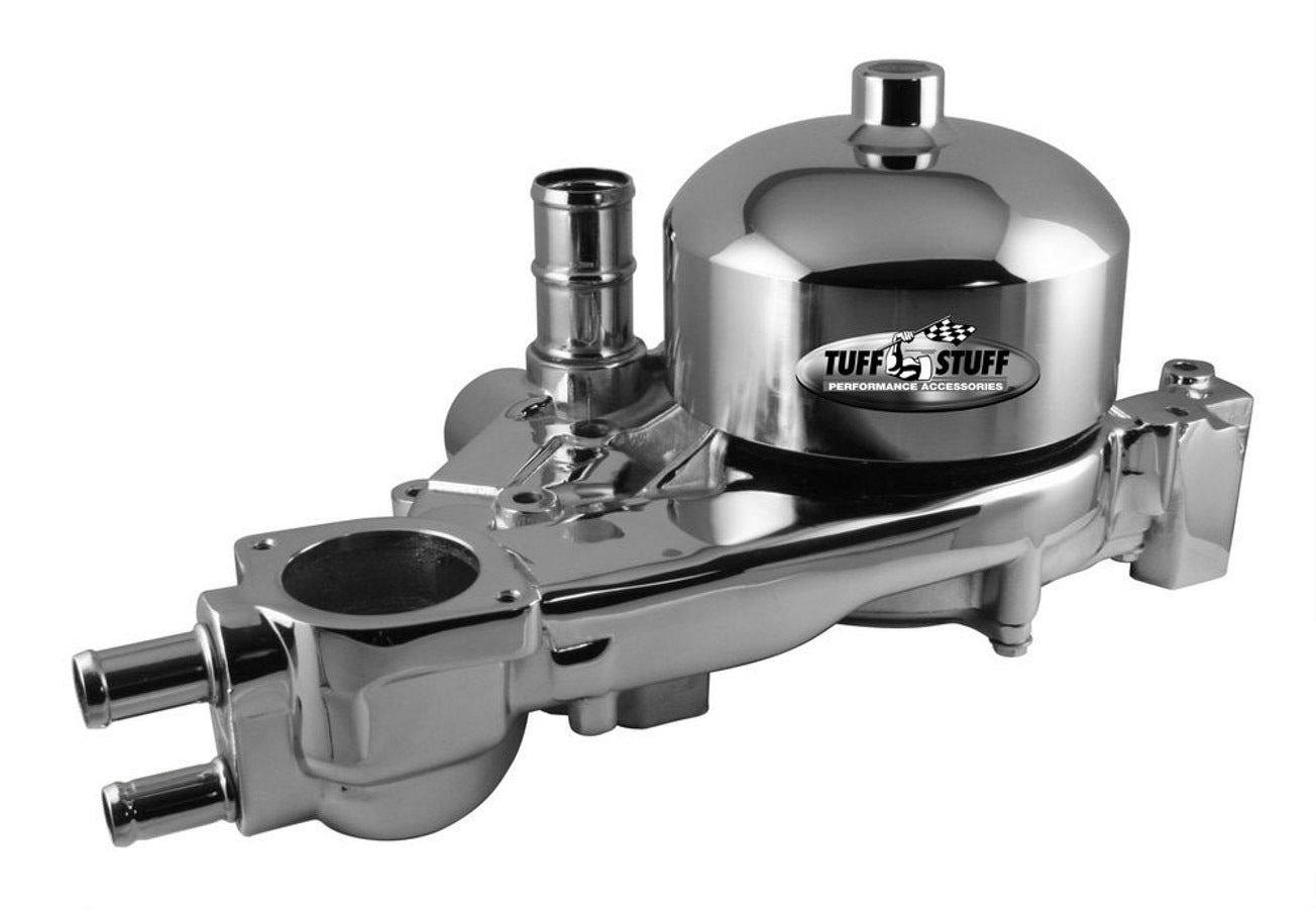 1997-2004 Corvette Platinum Style Water Pump W/Pulley - Chrome - CA-74480-Corvette-Store-Online