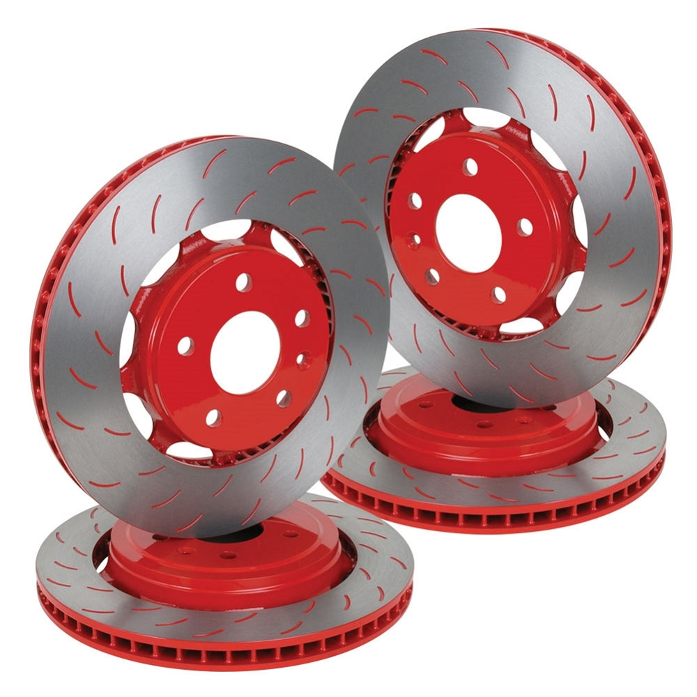 2014-2019 Corvette Stingray Z51 Powder Coated Rotors - Red - CA-74542-Corvette-Store-Online
