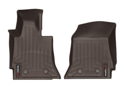 2014-2019 Corvette Front Plastic FloorLiners for Driver & RH Side - Cocoa - CA-74629-Corvette-Store-Online