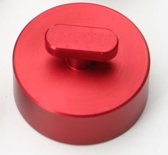 1997-2013 Corvette Aluminum Jacking Pad/Puck - Set Of 4 Red - CA-74708-Corvette-Store-Online