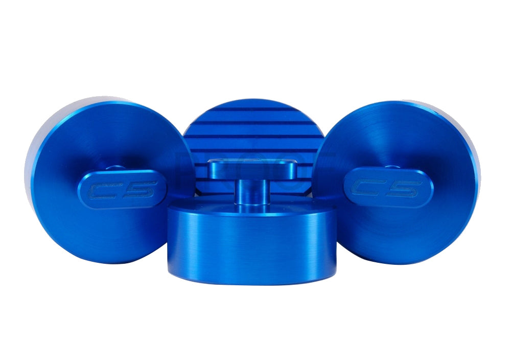 1997-2013 Corvette Aluminum Jacking Pad/Puck - Set Of 4 Blue - CA-74709-Corvette-Store-Online