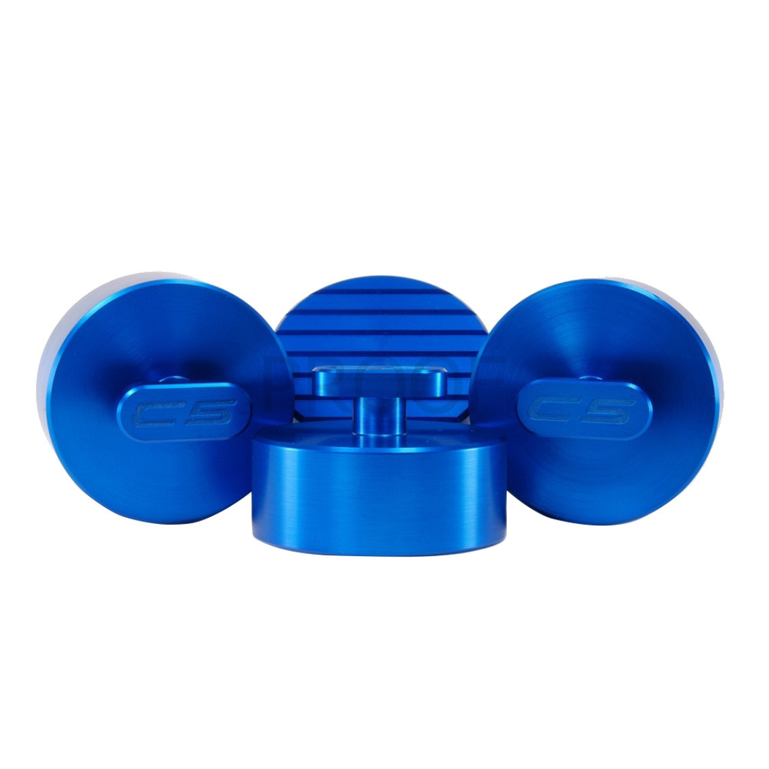 1997-2013 Corvette Aluminum Jacking Pad/Puck - Set Of 4 Blue - CA
