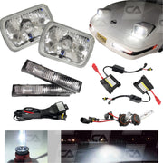 1984-1996 Corvette HID Fog & Headlight Conv Kit - Diamond Cut/Bluish Tint 8000K/55W Fog&HL Ballasts - CA-74752-Corvette-Store-Online