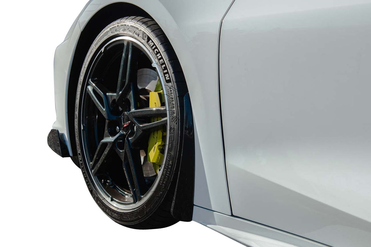 2020-2023 Corvette Carbon Flash Metallic XL Extended Splash Guard Set - CA-74831-Corvette-Store-Online