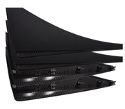 2014-2019 Corvette Stingray Hydro Carbon Fiber Splash Guard Set - Gloss Clear - CA-74934-Corvette-Store-Online