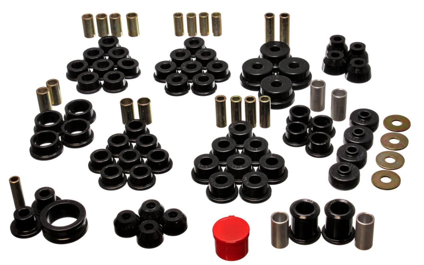 1984-1995 Corvette Hyper-flex Polyurethane Master Suspension Bushing Kit - Black - CA-74991-Corvette-Store-Online