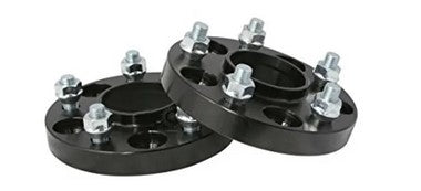 1968-2019 Corvette Aluminum 5-Lug Wheel Spacers - 20mm/75 Inch - 5x475 - Black Anodized Pair - CA-75017-Corvette-Store-Online