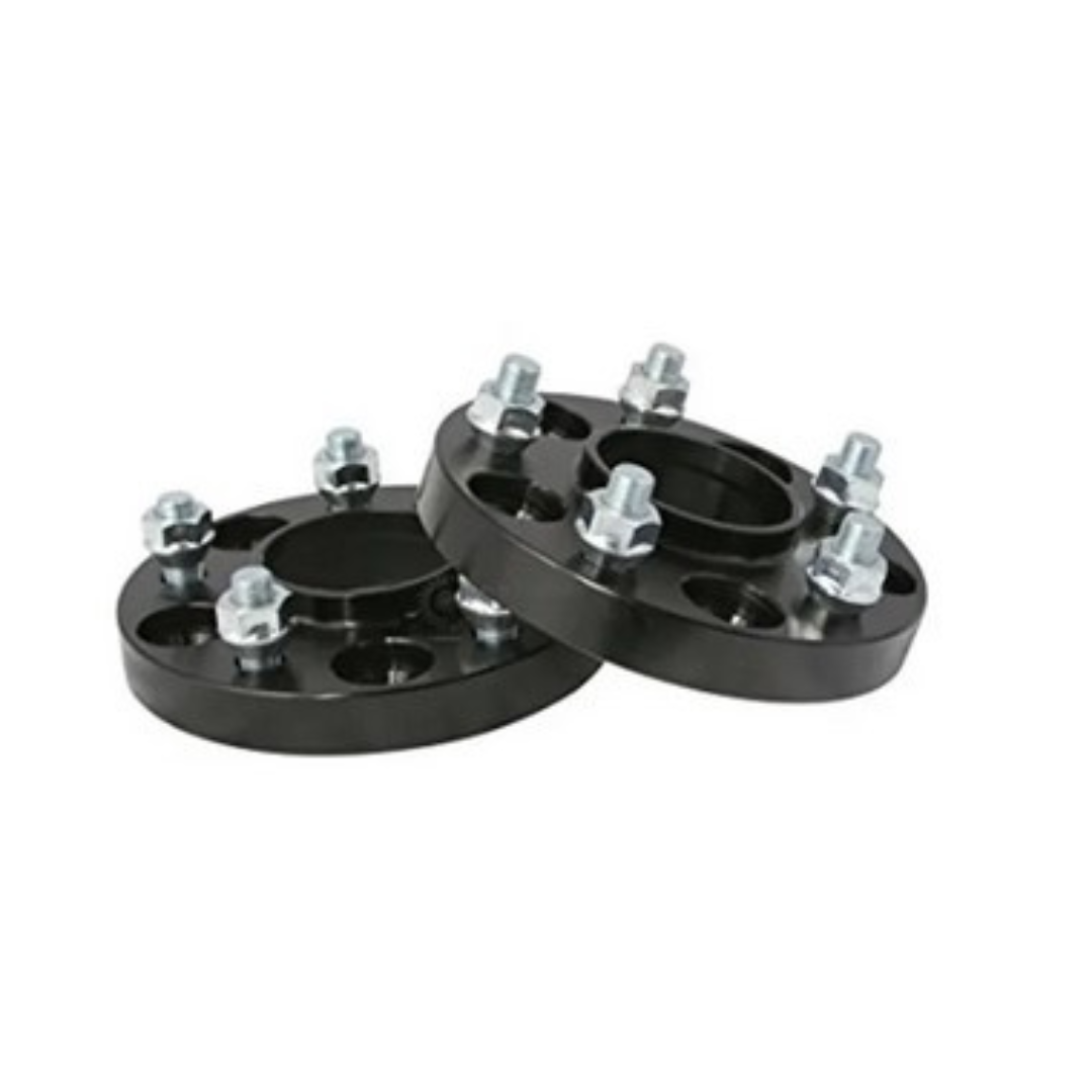 1968-2019 Corvette Aluminum 5-Lug Wheel Spacers - 20mm/75 Inch - 5x475 - Black Anodized Pair - CA