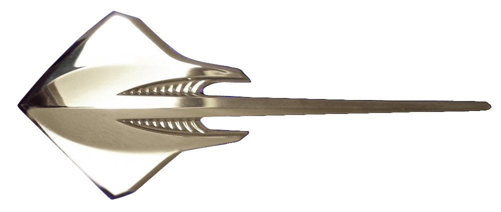 2014-2019 Corvette Backlit Stingray Fender Emblems - Chrome W/Gloss Carbon Fiber Shadow & White LED - CA-75097-Corvette-Store-Online