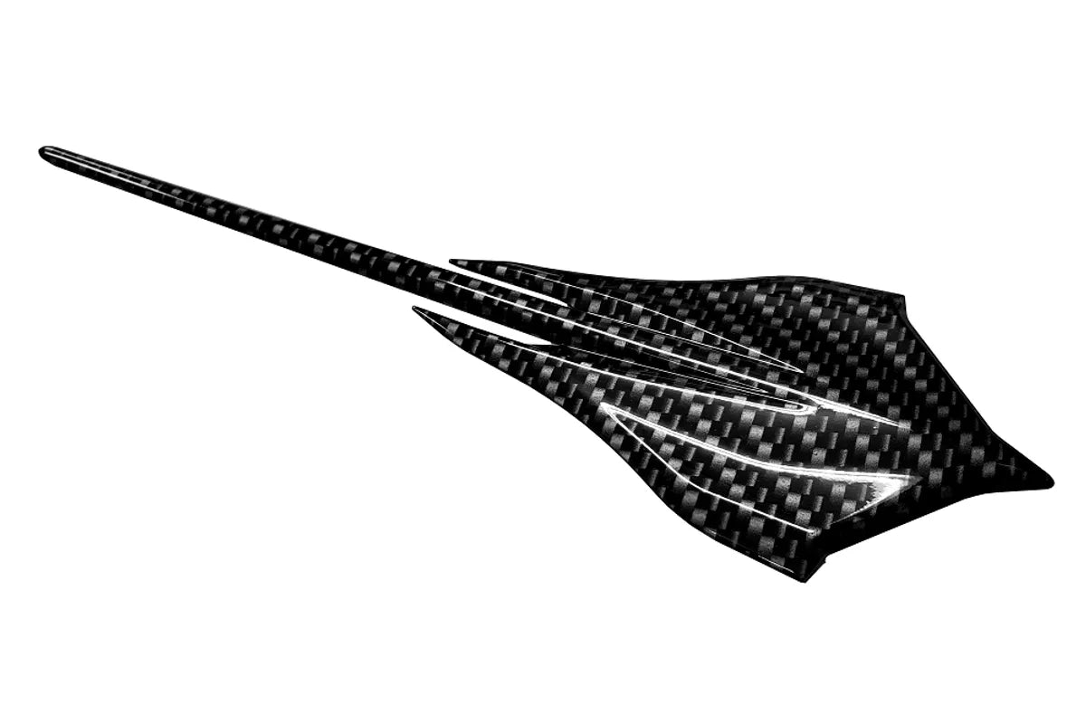 2014-2019 Corvette Backlit Stingray Fender Emblems - Hydro Carbon Fiber W/White LED - CA-75099-Corvette-Store-Online