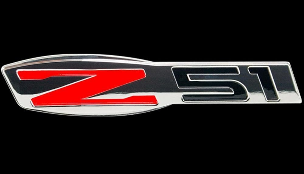 2014-2019 Corvette Stingray Billet Chrome Z51 Badge - CA-75235-Corvette-Store-Online