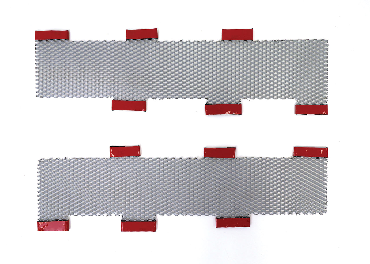 1997-2004 Corvette Rear Bumper Screens - Aluminum - CA-75249-Corvette-Store-Online