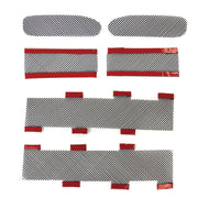 1997-2004 Corvette Front Bumper & Cove Screens - 6pc Set - Stainless Steel W/Black Finish - CA-75267-Corvette-Store-Online