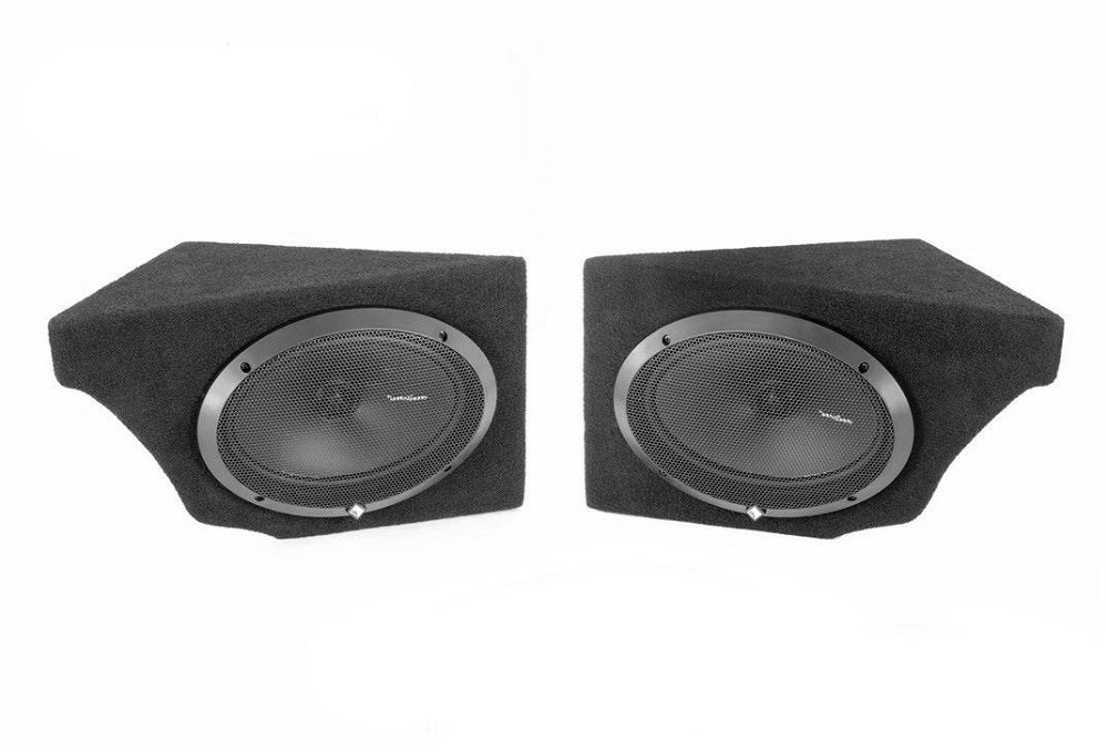 1968-1977 Corvette Convertible 45 Degree Tuck-Away Speaker System w/Rockford Fosgate Speakers - CA-75301-Corvette-Store-Online