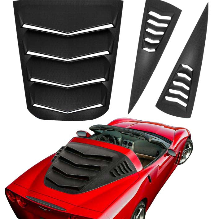 2005-2013 Corvette Rear & Side Window Louvers - CA-75360-Corvette-Store-Online