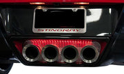 2014-2019 Corvette Exhaust Plate LED Strip Lighting - Red - CA-75546-Corvette-Store-Online