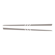 1997-2004 Corvette Hood Stripe Decals - Gloss Silver - 3 Center Cut Lines - CA-75628-Corvette-Store-Online