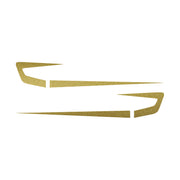 1997-2004 Corvette Fender Cove Shadow Graphics Kit - Gloss Metallic Gold - CA-75650-Corvette-Store-Online