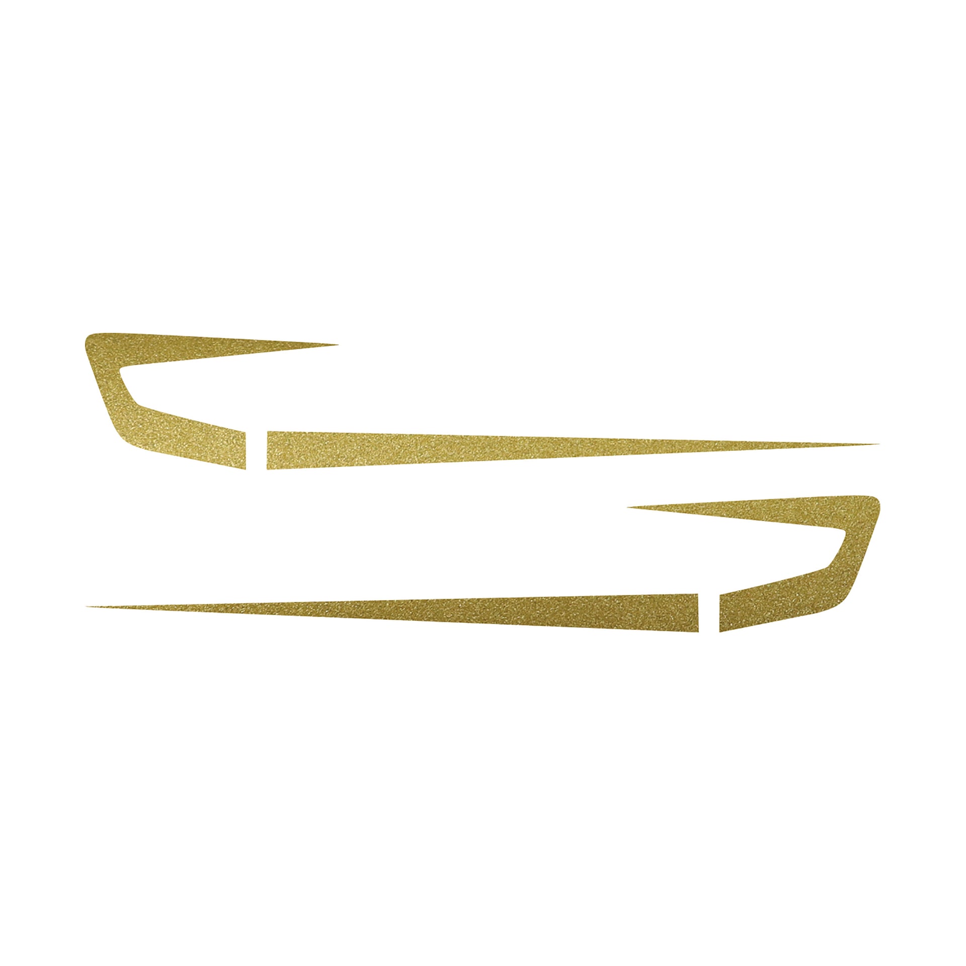 1997-2004 Corvette Fender Cove Shadow Graphics Kit - Gloss Metallic Gold - CA-75650-Corvette-Store-Online