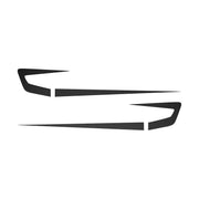 1997-2004 Corvette Fender Cove Shadow Graphics Kit - Black Gloss Carbon Fiber - CA-75655-Corvette-Store-Online