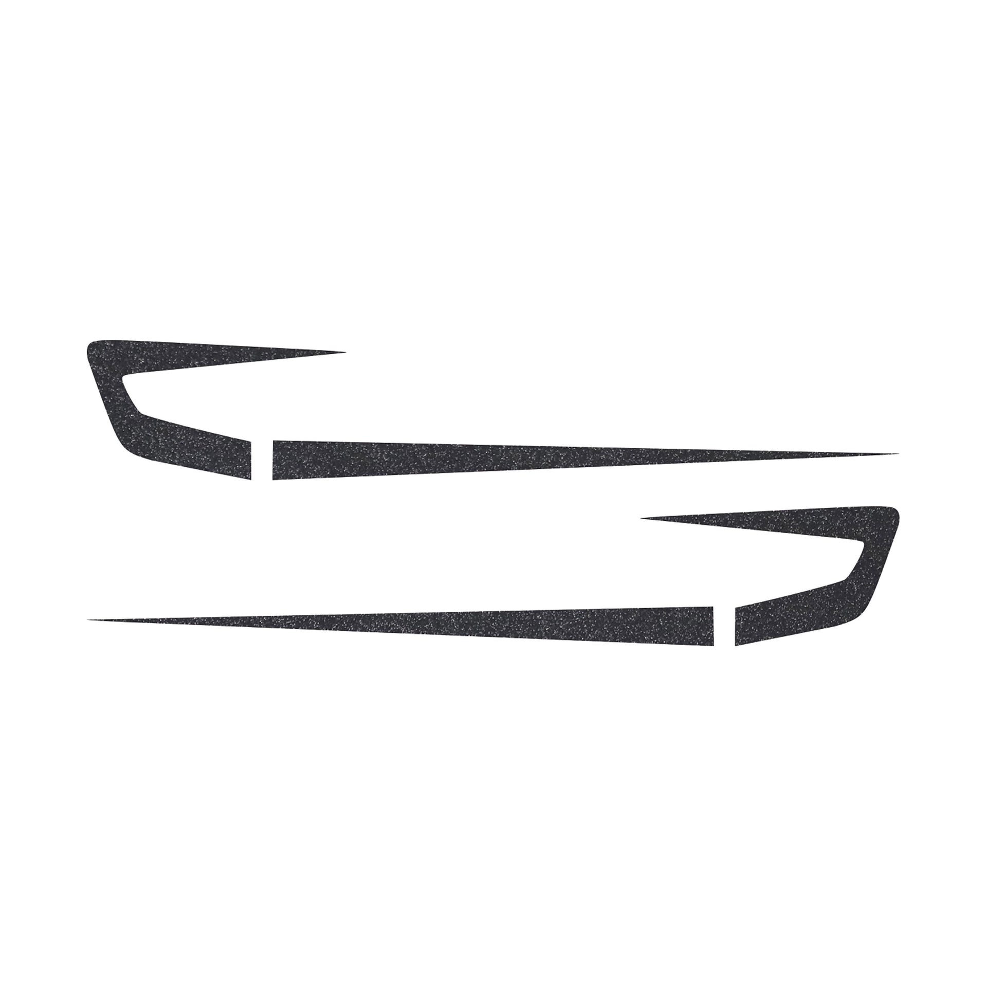 1997-2004 Corvette Fender Cove Shadow Graphics Kit - Gloss Carbon Flash Metallic - CA-75656-Corvette-Store-Online