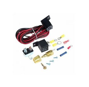 1984-1991 Corvette Low Temperature Cooling Fan Kit - 200 On/185 Off - CA-75686-Corvette-Store-Online