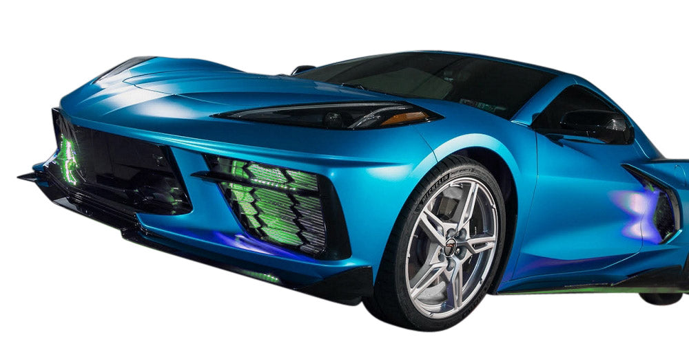 2020-2023 Corvette Side Vent LED Lighting Kit - Wireless RGB - CA-75728-Corvette-Store-Online