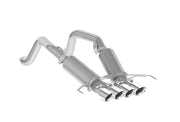 2014-2019 Corvette Dual Muffler Axle Back Exhaust w/Quad 4in Dual Wall Stainless Steel Tips - CA-75743-Corvette-Store-Online