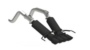 2014-2019 Corvette Dual Muffler Axle Back Exh w/Quad 4in Dual Wall Blk Coated Stainless Steel Tips - CA-75744-Corvette-Store-Online