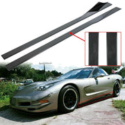 1997-2004 Corvette Hydro Carbon Fiber Side Skirt Extensions - CA-75780-Corvette-Store-Online