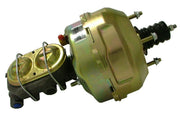 1968-1982 Corvette Booster/Master Combo-1in Bore-327/350/427/454/305 Gold Zinc w/9/16&1/2 LH Ports - CA-75786-Corvette-Store-Online