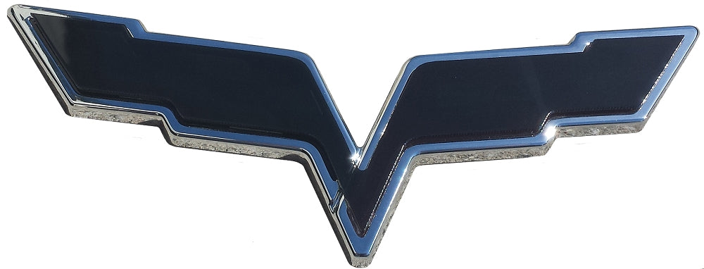 2005-2013 Corvette Emblem Complete Blackout Pair - Acrylic - CA-75793-Corvette-Store-Online