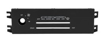 1985-1989 Corvette Manual Climate Control Face W/O Rear Window Defroster - CA-75894-Corvette-Store-Online